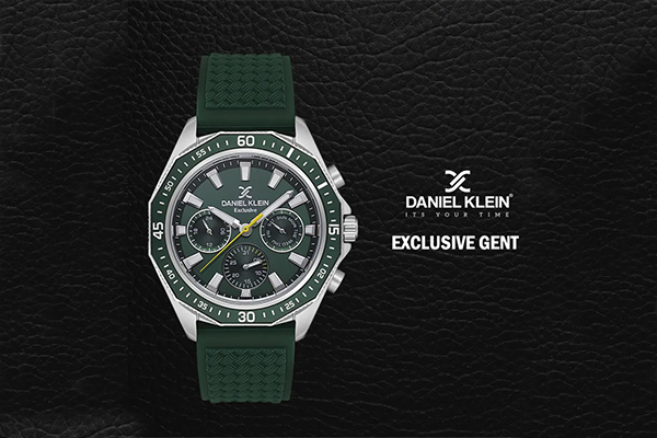 ساعت دنیل کلین سبز